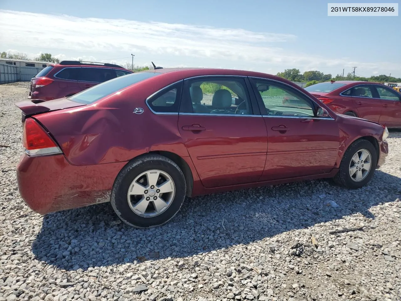 2008 Chevrolet Impala Lt VIN: 2G1WT58KX89278046 Lot: 71602354