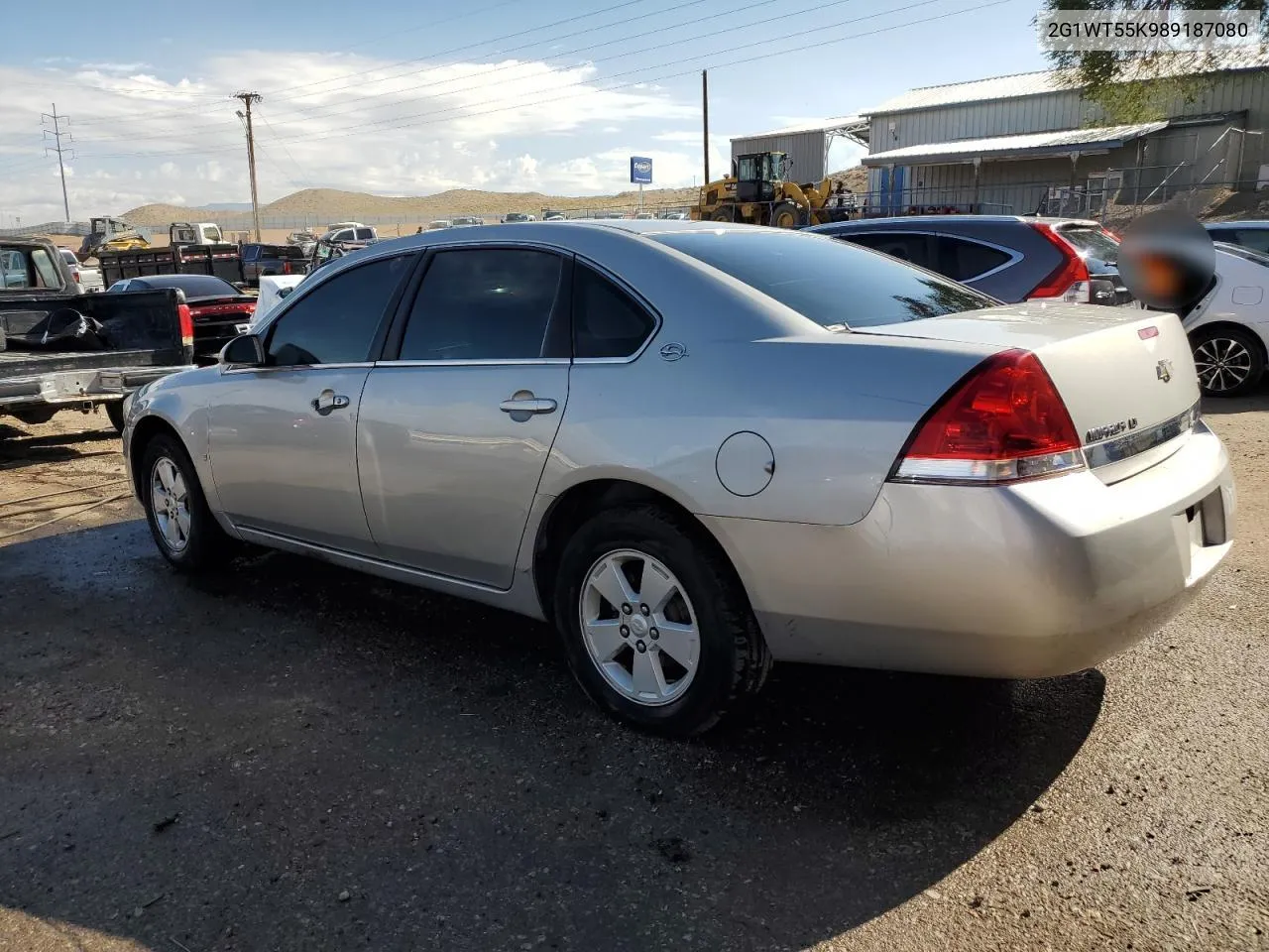 2008 Chevrolet Impala Lt VIN: 2G1WT55K989187080 Lot: 71852254