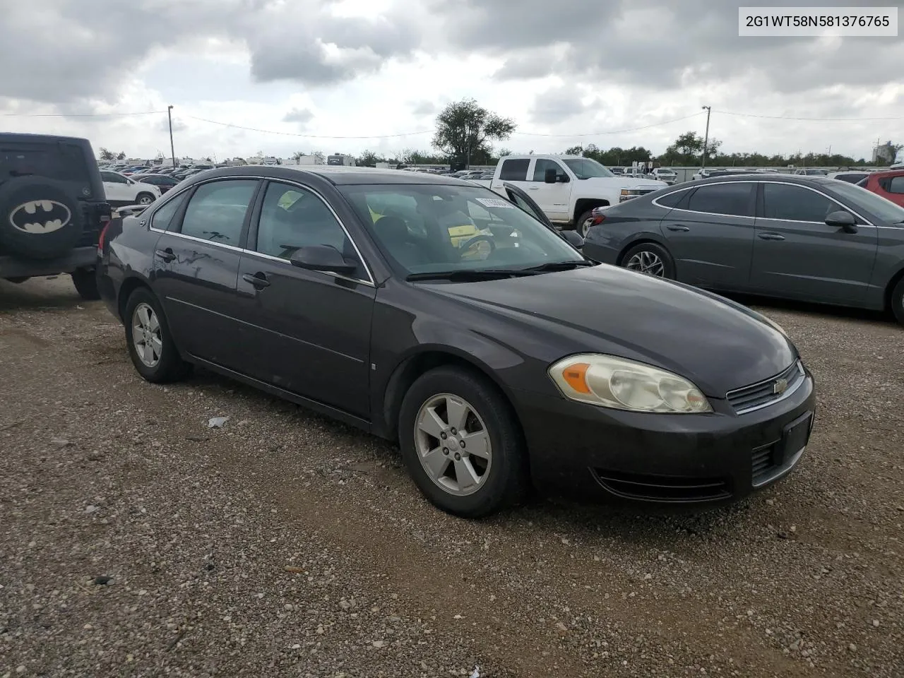 2G1WT58N581376765 2008 Chevrolet Impala Lt