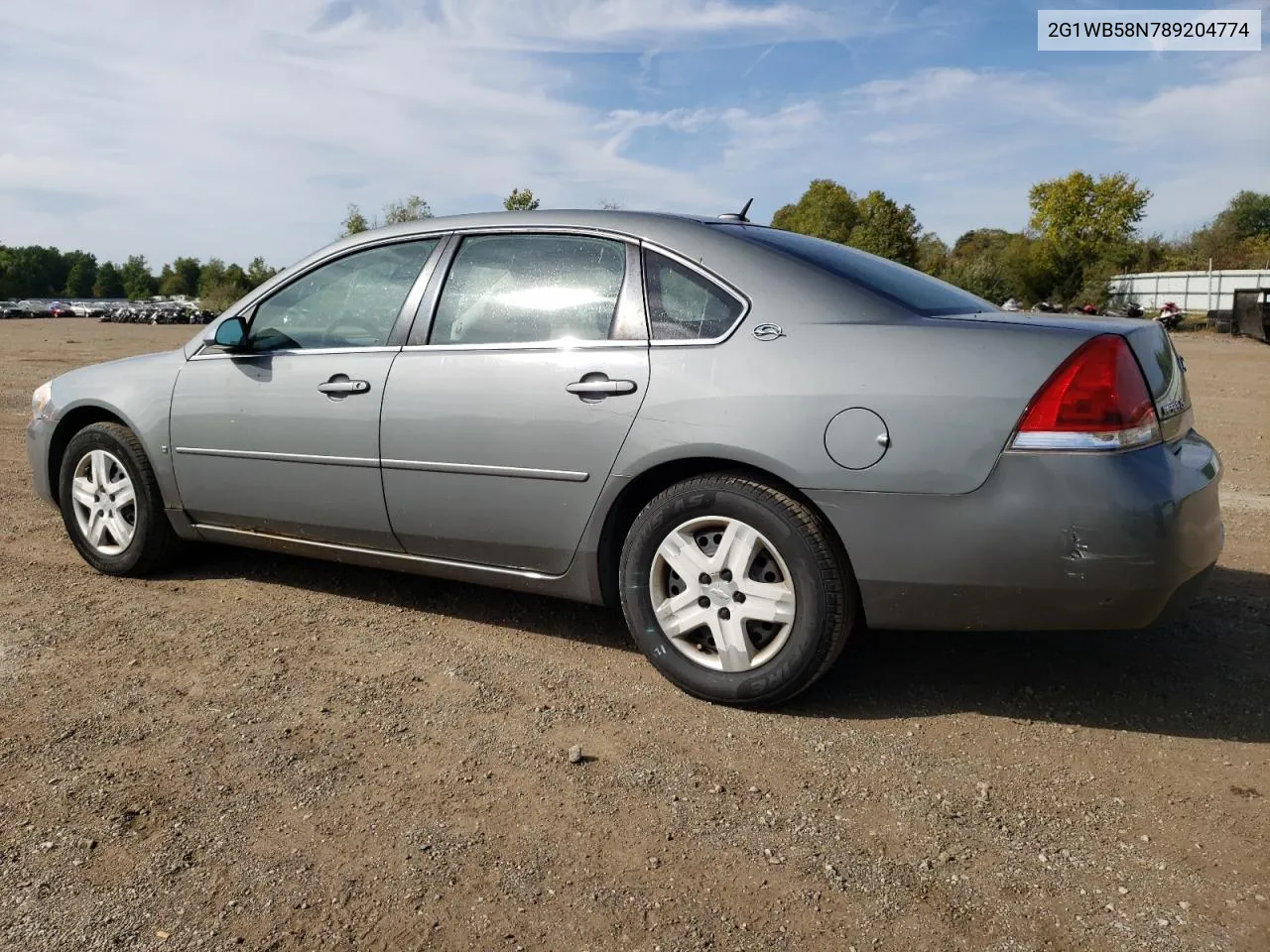 2G1WB58N789204774 2008 Chevrolet Impala Ls