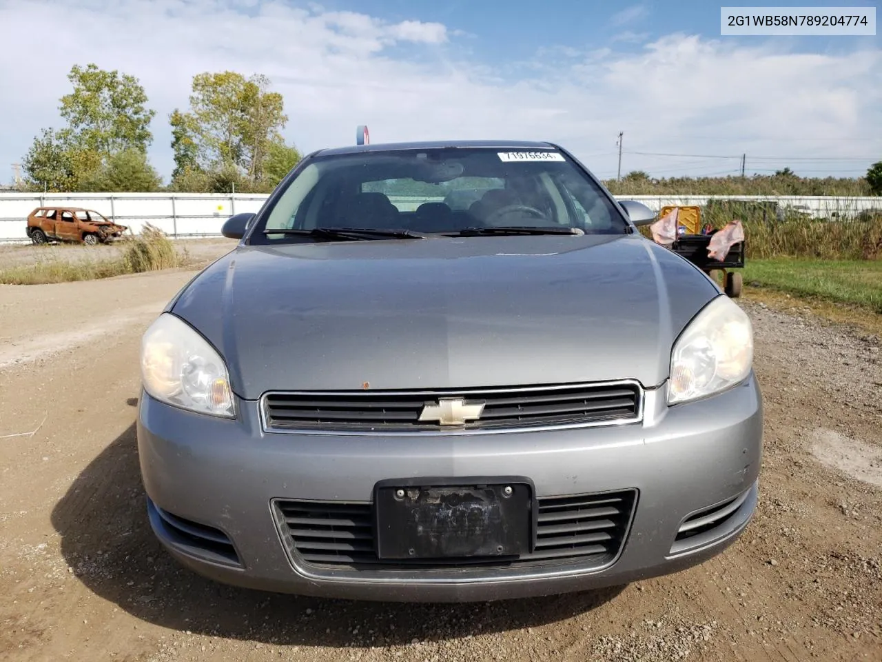 2008 Chevrolet Impala Ls VIN: 2G1WB58N789204774 Lot: 71976634