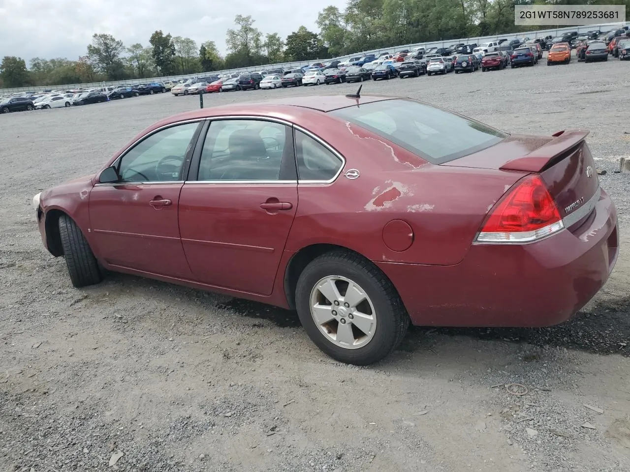 2G1WT58N789253681 2008 Chevrolet Impala Lt