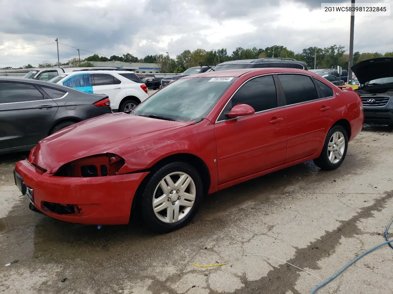 2008 Chevrolet Impala Lt VIN: 2G1WC583981232845 Lot: 72029994