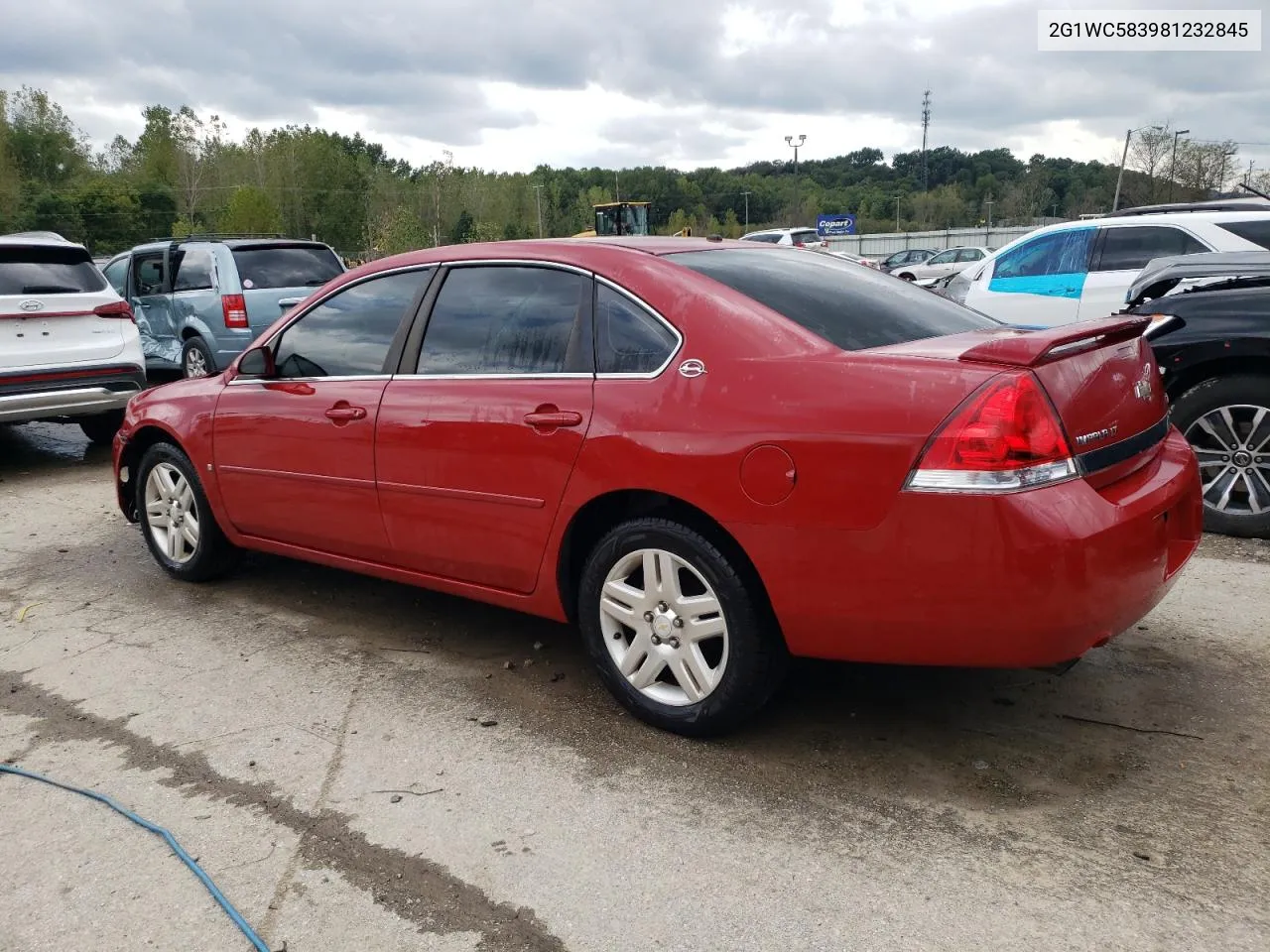 2008 Chevrolet Impala Lt VIN: 2G1WC583981232845 Lot: 72029994