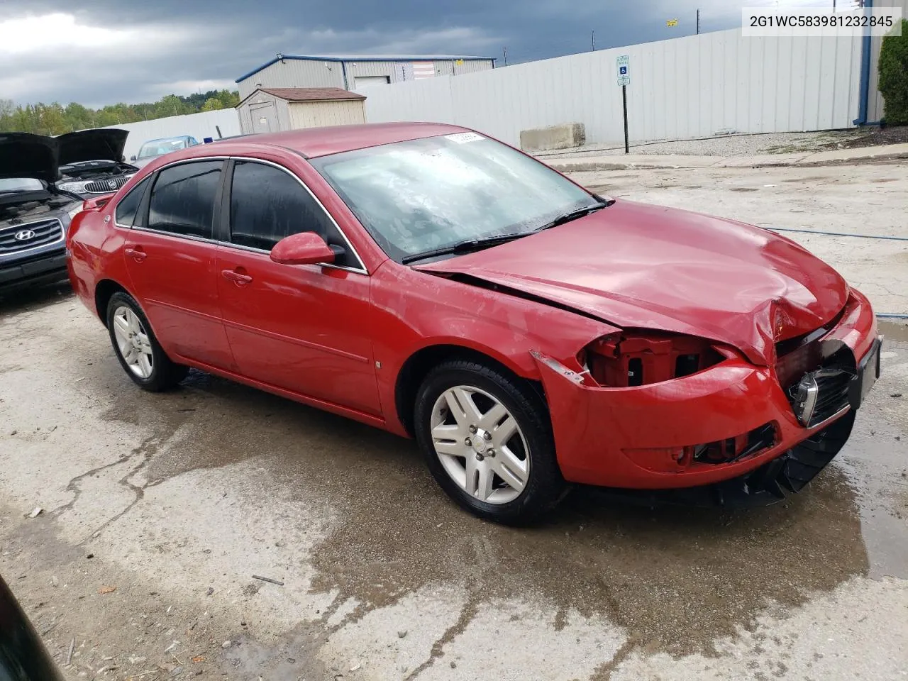 2008 Chevrolet Impala Lt VIN: 2G1WC583981232845 Lot: 72029994