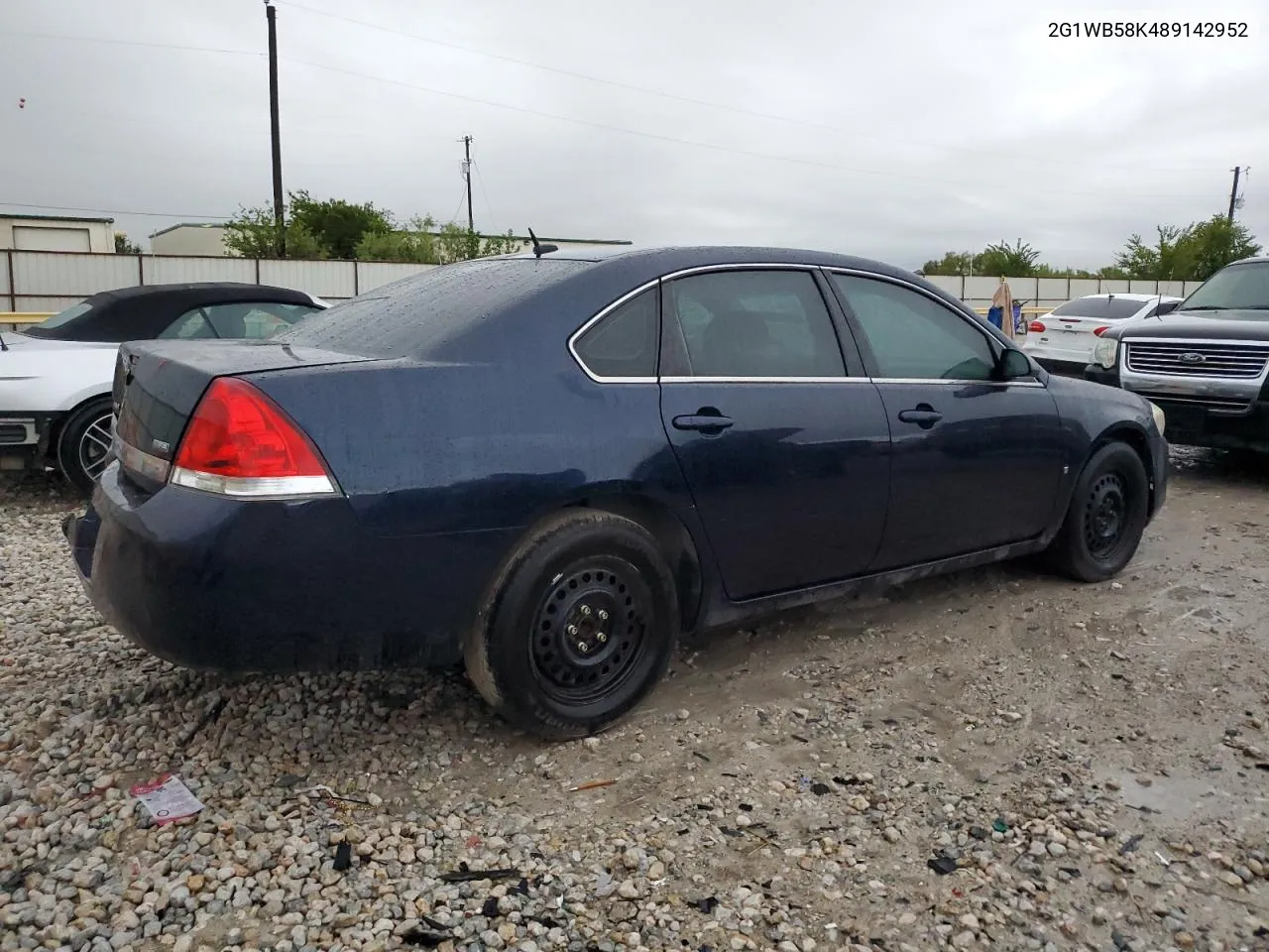 2008 Chevrolet Impala Ls VIN: 2G1WB58K489142952 Lot: 72242494