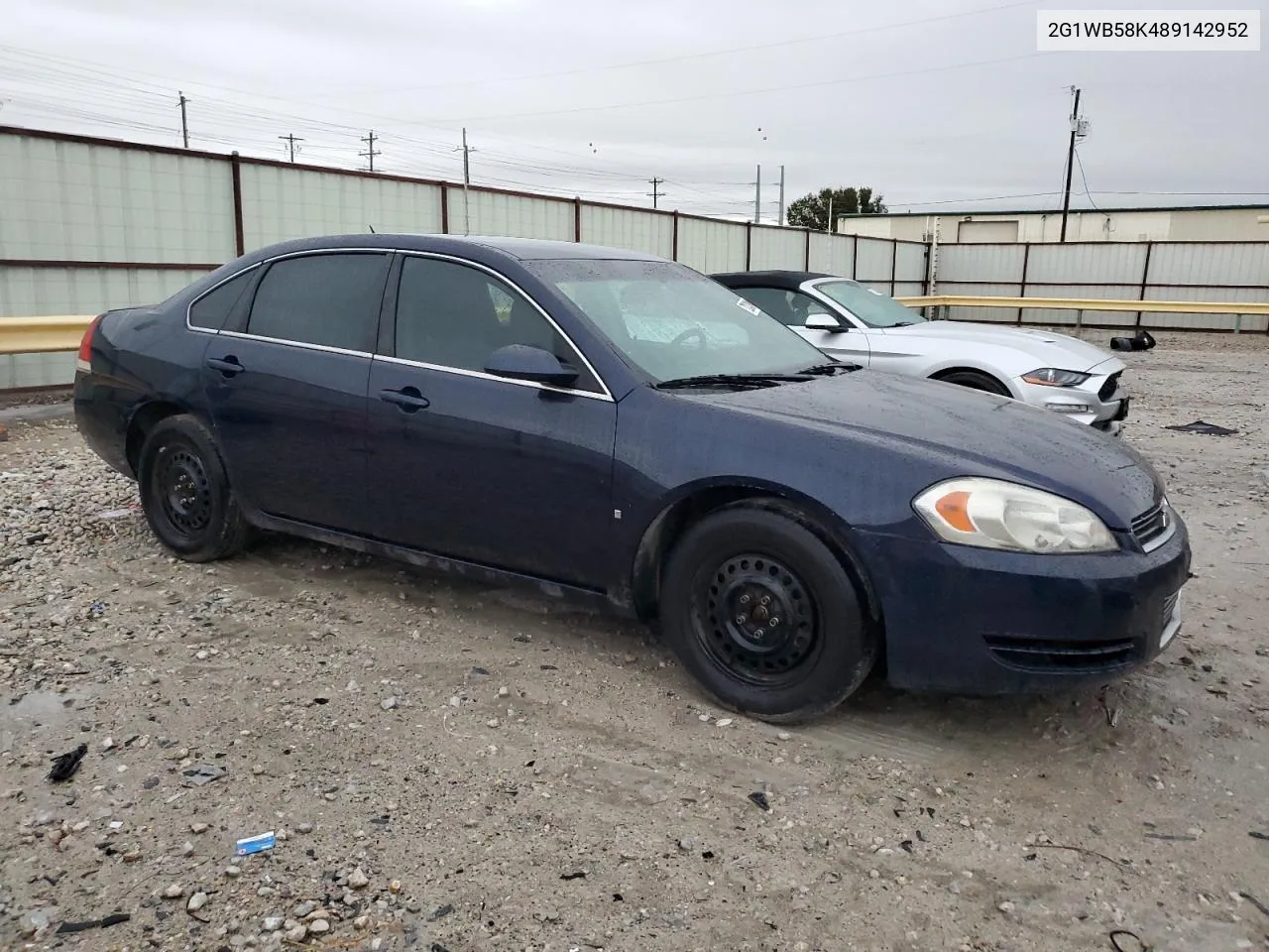 2008 Chevrolet Impala Ls VIN: 2G1WB58K489142952 Lot: 72242494