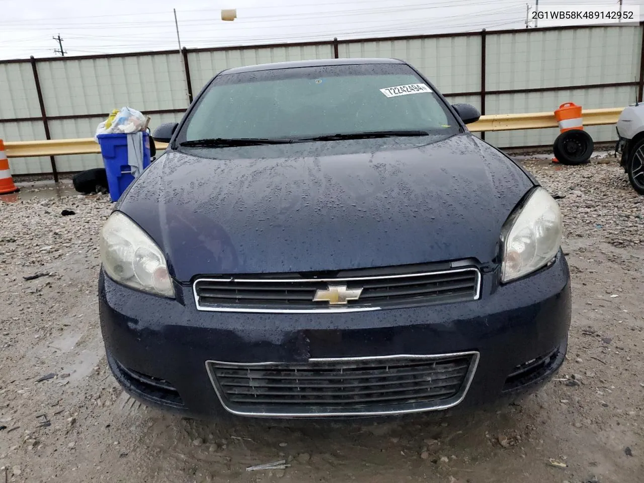 2008 Chevrolet Impala Ls VIN: 2G1WB58K489142952 Lot: 72242494