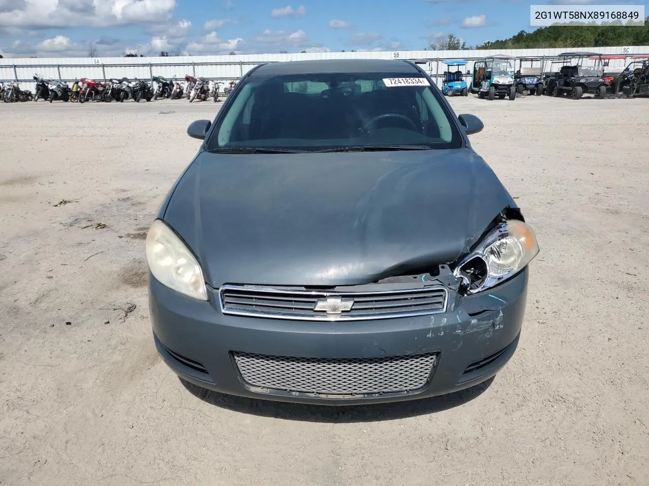 2008 Chevrolet Impala Lt VIN: 2G1WT58NX89168849 Lot: 72418334