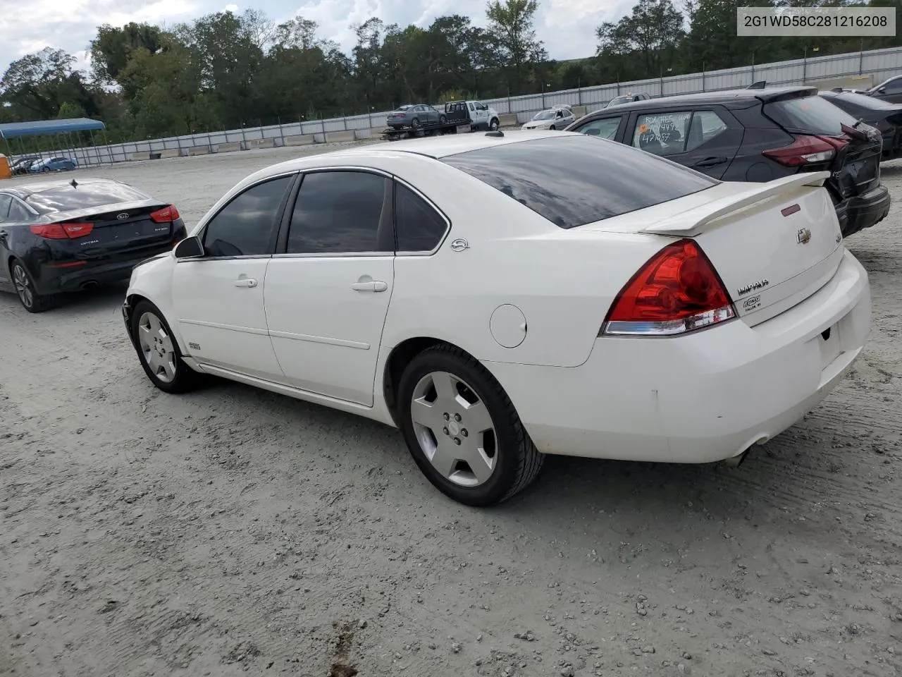 2008 Chevrolet Impala Super Sport VIN: 2G1WD58C281216208 Lot: 72423264