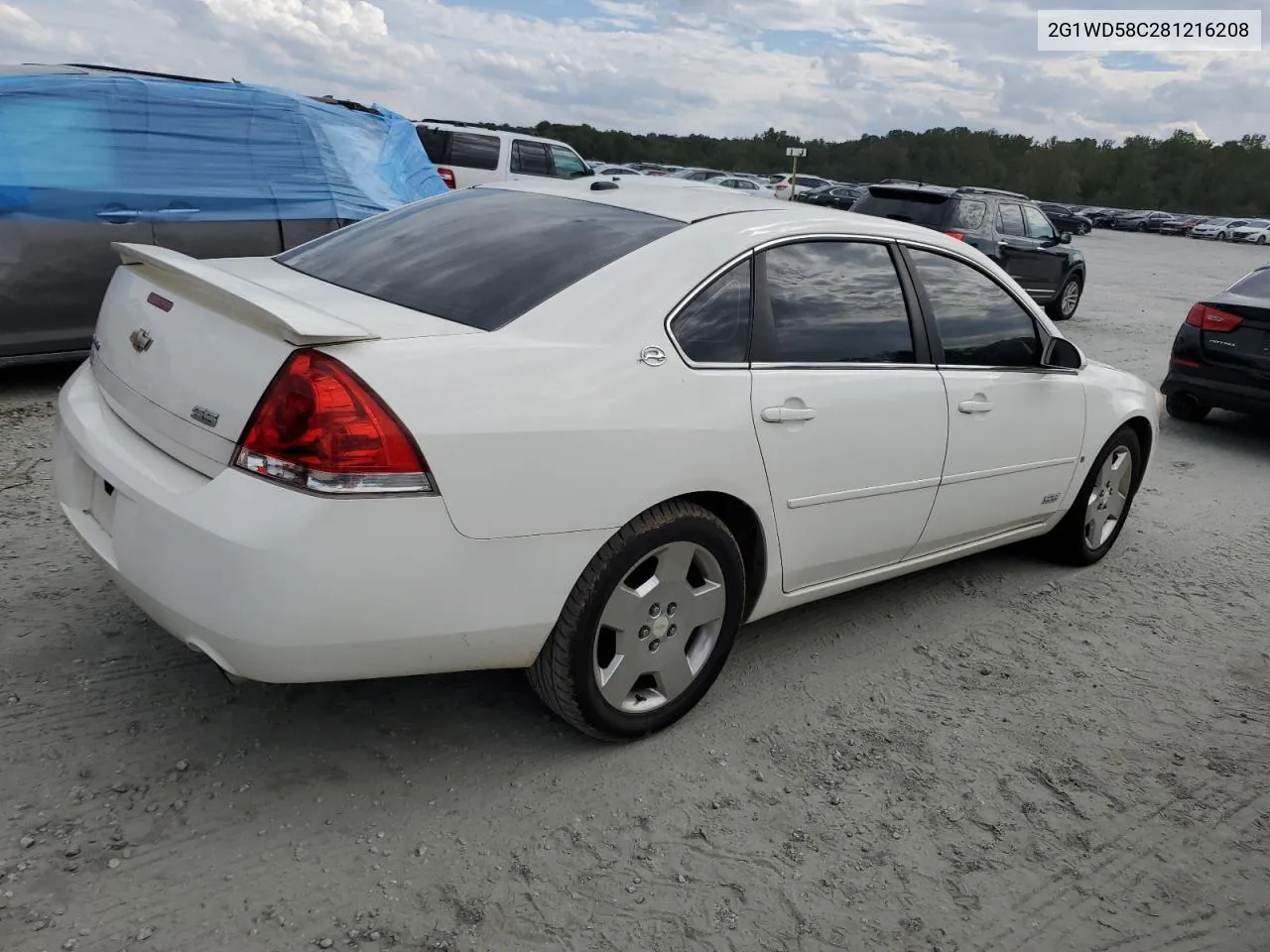 2008 Chevrolet Impala Super Sport VIN: 2G1WD58C281216208 Lot: 72423264