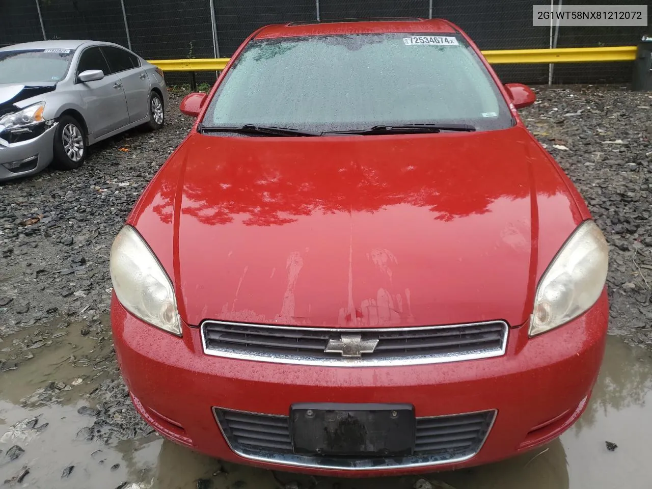 2G1WT58NX81212072 2008 Chevrolet Impala Lt