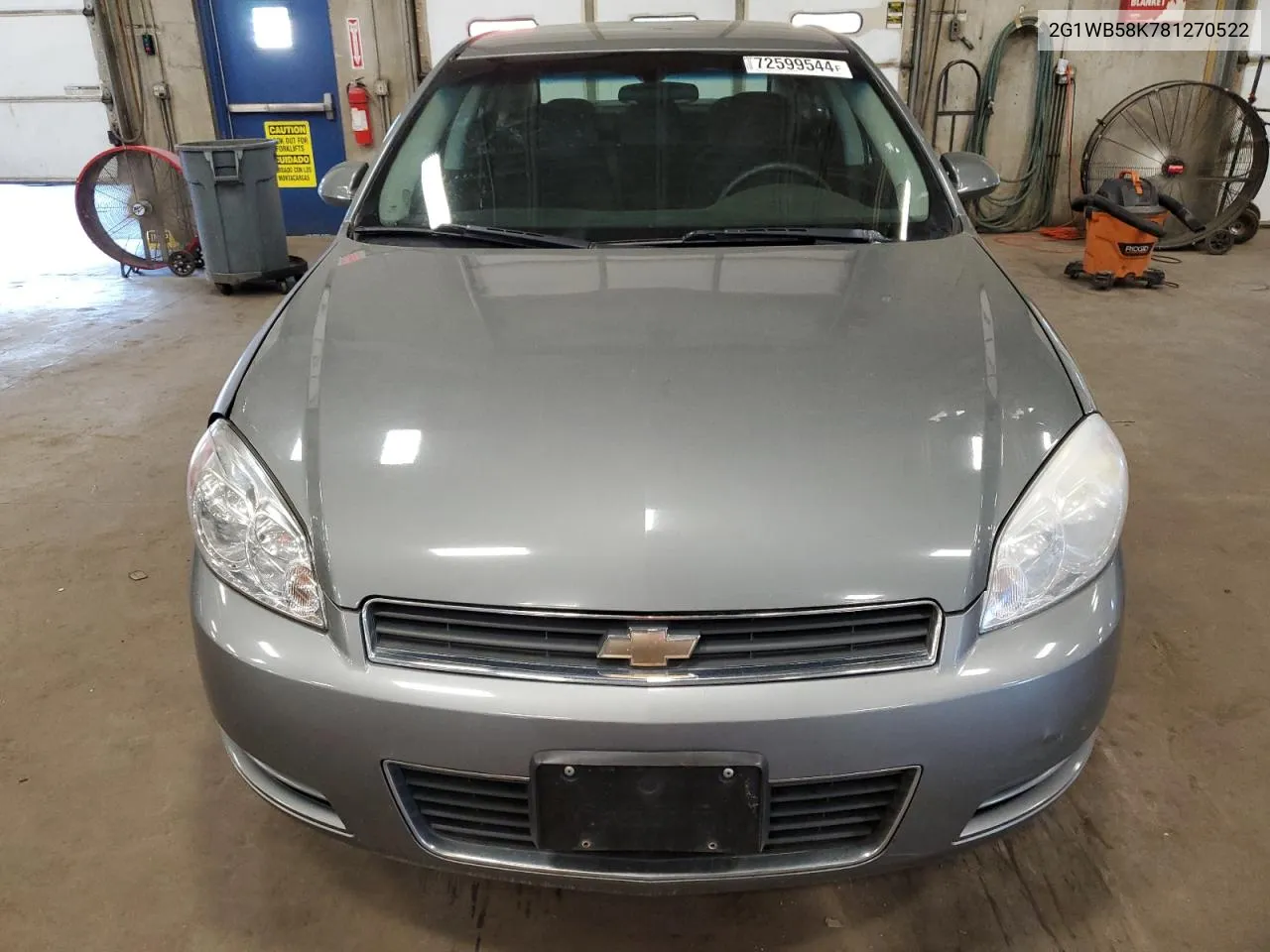 2G1WB58K781270522 2008 Chevrolet Impala Ls