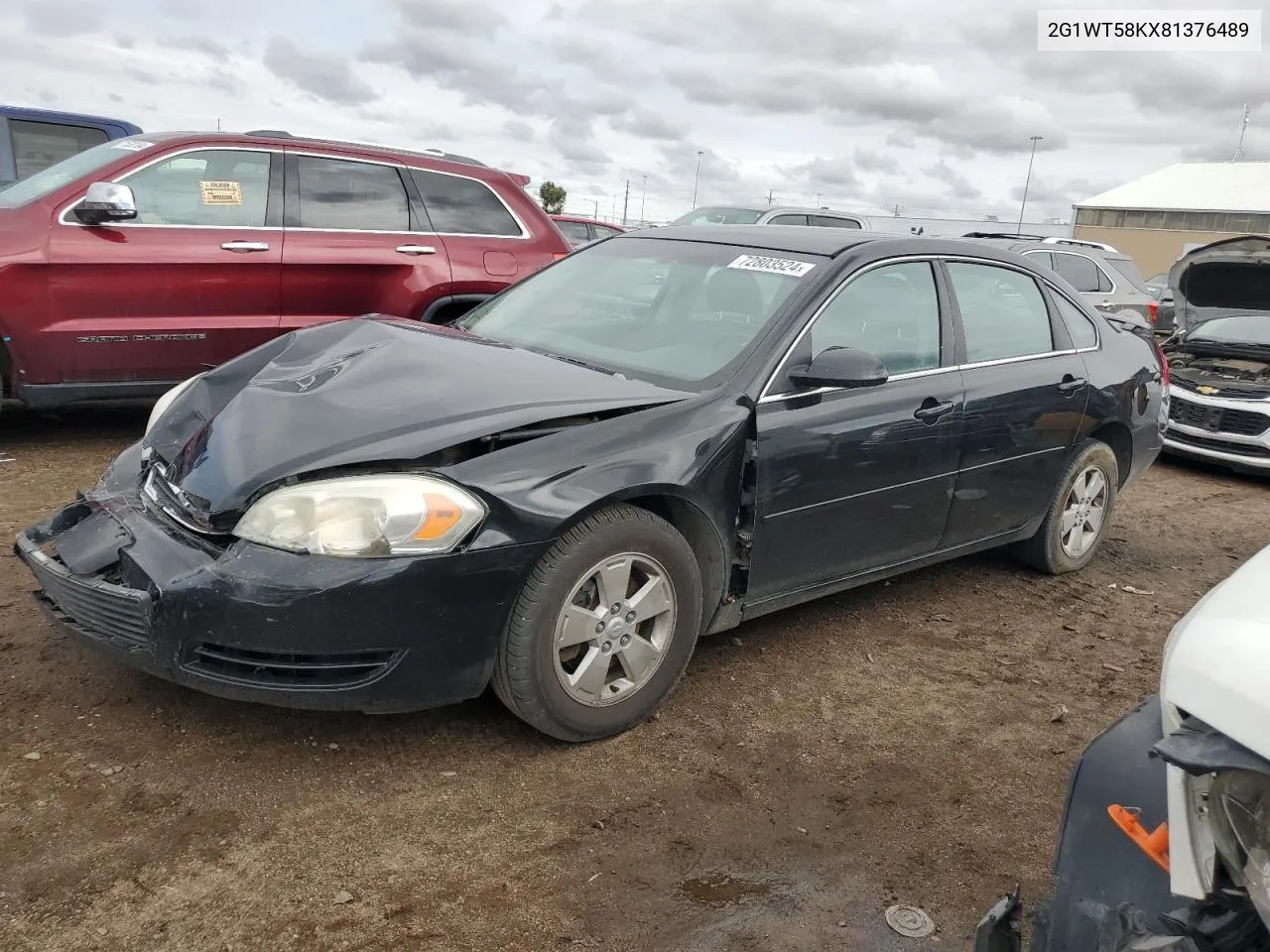 2008 Chevrolet Impala Lt VIN: 2G1WT58KX81376489 Lot: 72803524