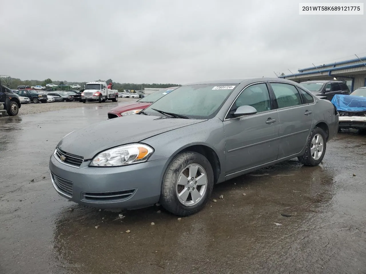 2008 Chevrolet Impala Lt VIN: 2G1WT58K689121775 Lot: 72809724