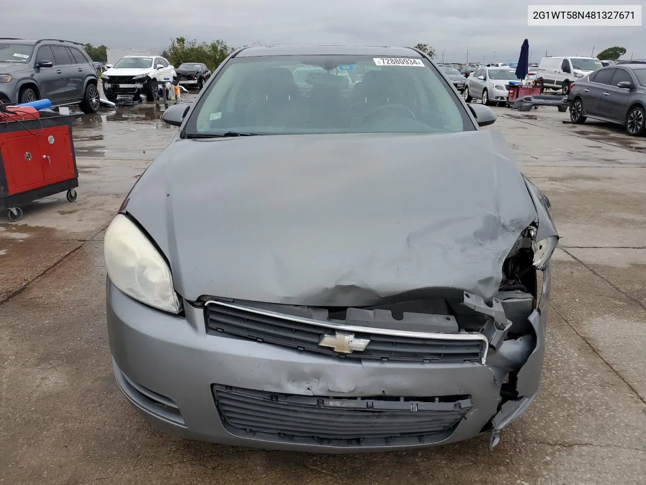 2008 Chevrolet Impala Lt VIN: 2G1WT58N481327671 Lot: 72880934