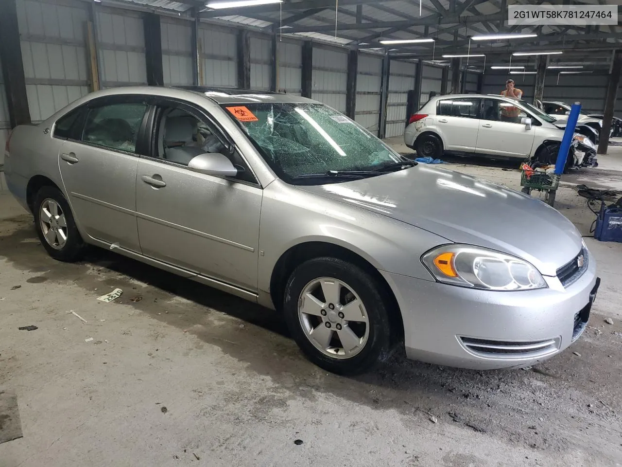 2008 Chevrolet Impala Lt VIN: 2G1WT58K781247464 Lot: 73003414