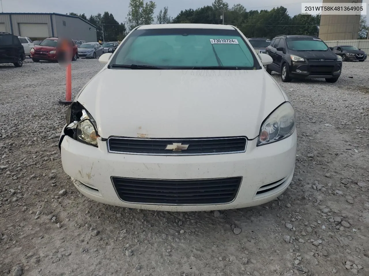 2G1WT58K481364905 2008 Chevrolet Impala Lt