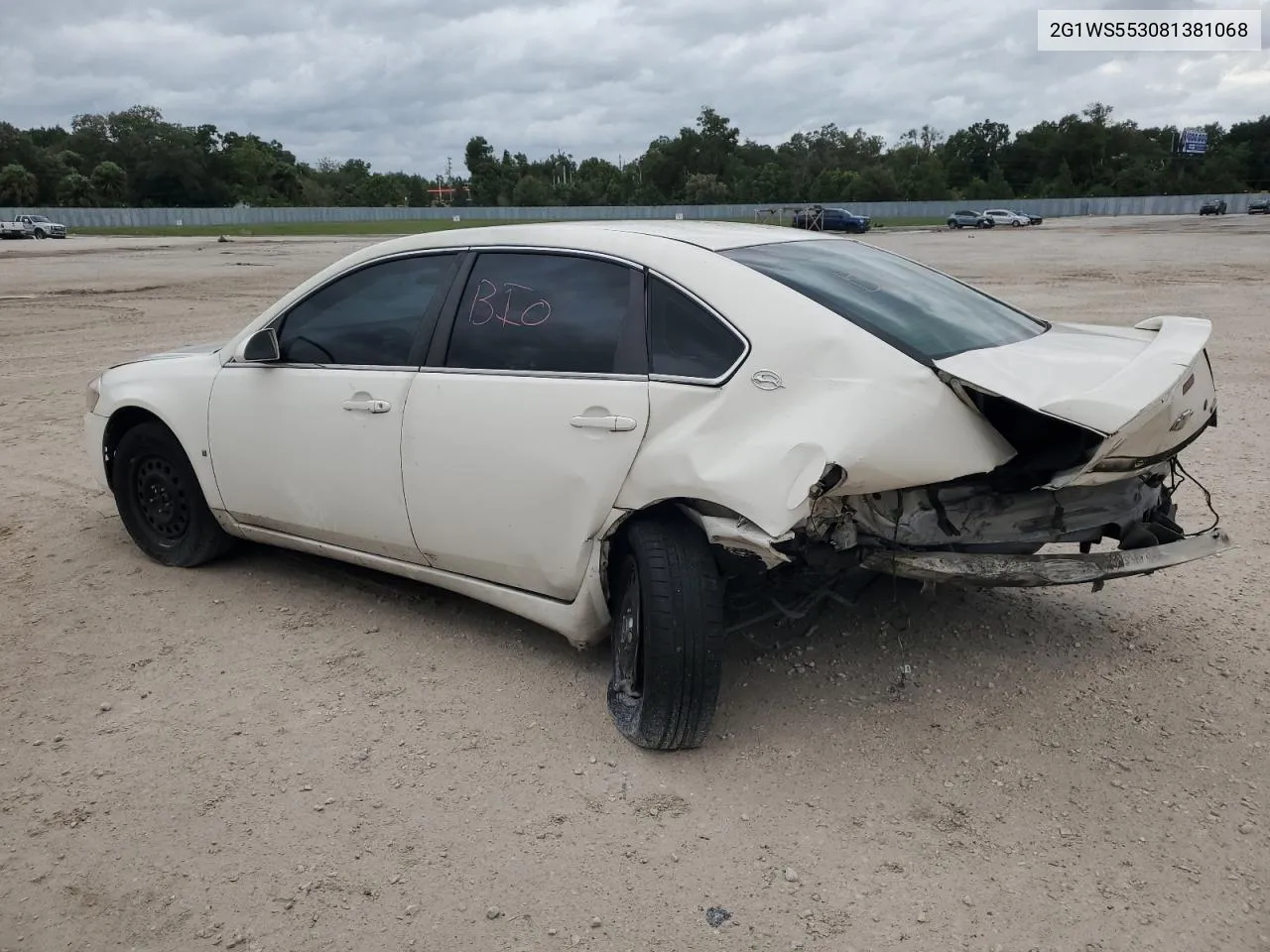 2G1WS553081381068 2008 Chevrolet Impala Police