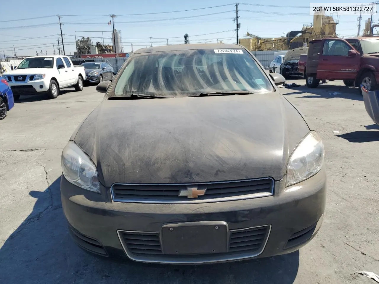 2008 Chevrolet Impala Lt VIN: 2G1WT58K581322727 Lot: 73246224