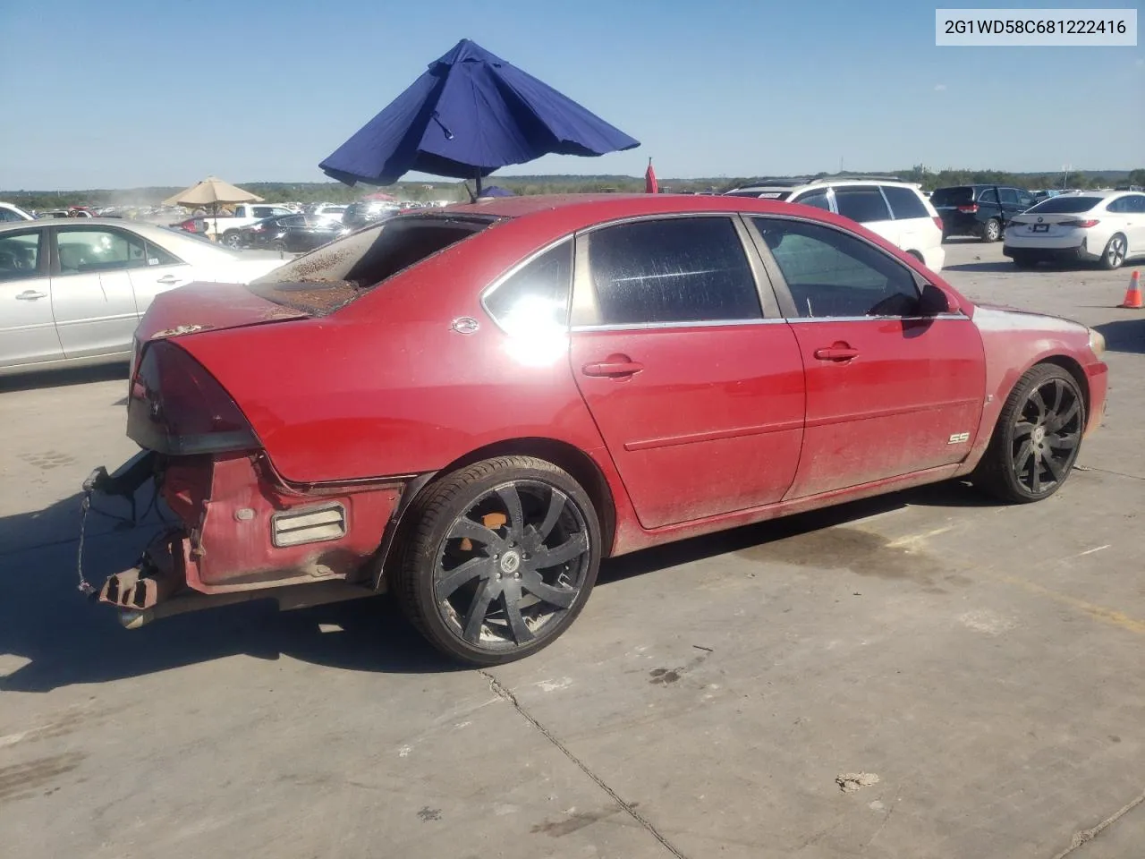 2008 Chevrolet Impala Super Sport VIN: 2G1WD58C681222416 Lot: 73475684