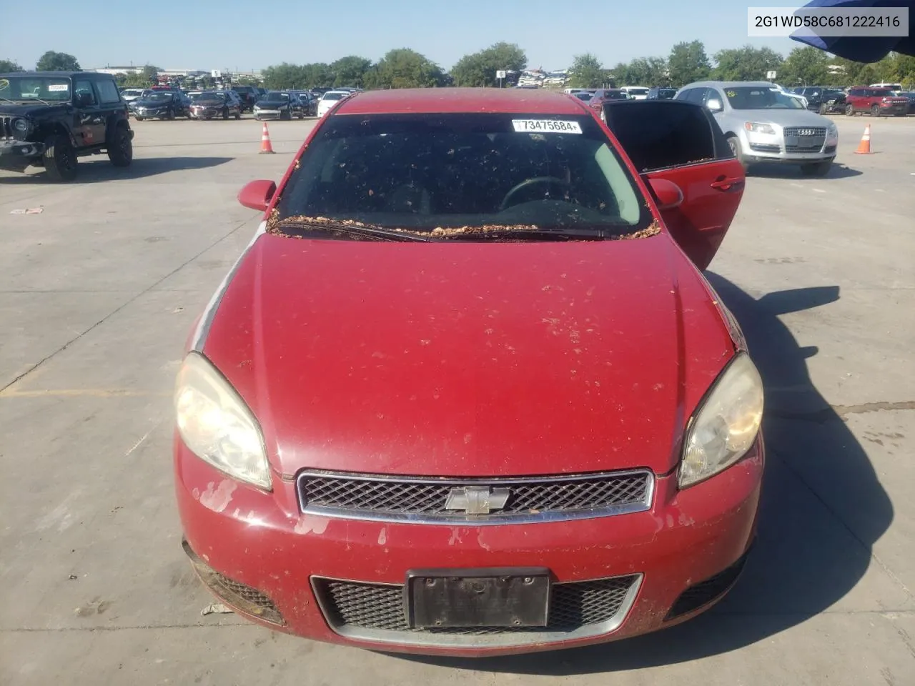 2G1WD58C681222416 2008 Chevrolet Impala Super Sport