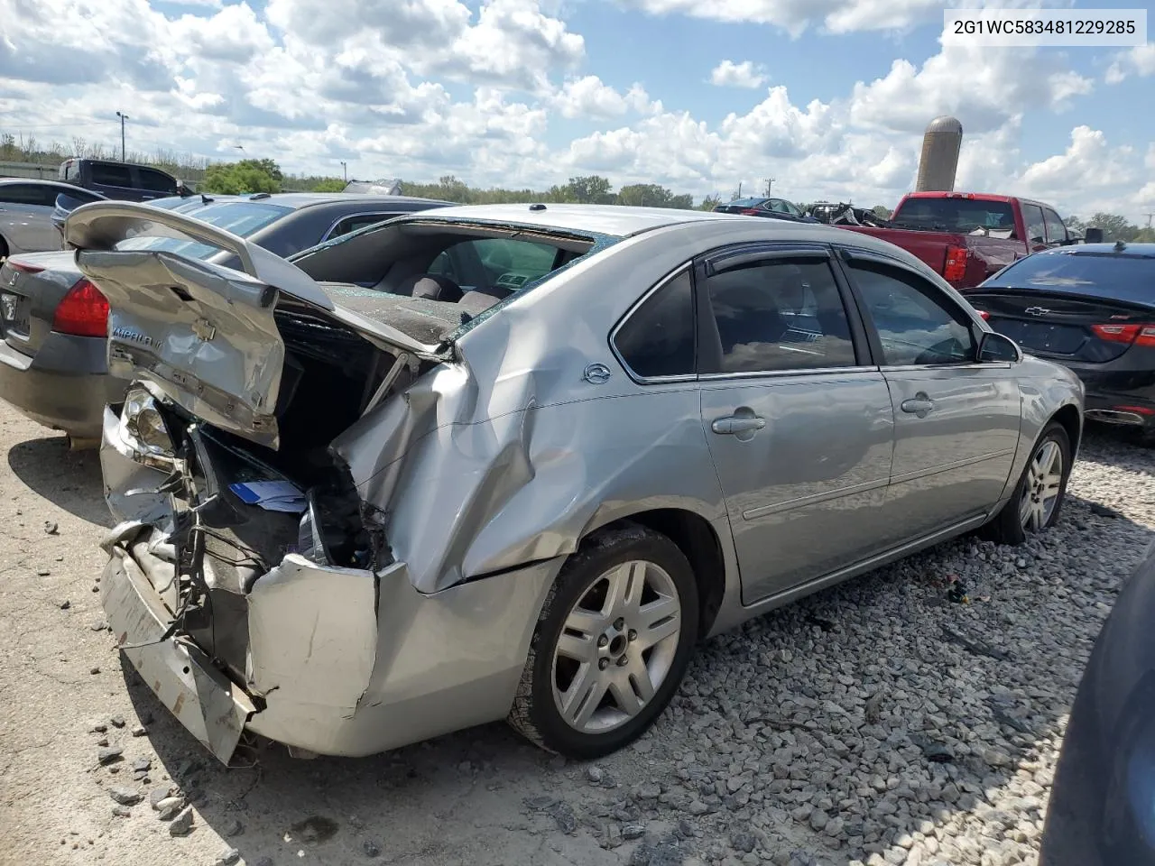 2008 Chevrolet Impala Lt VIN: 2G1WC583481229285 Lot: 73476424