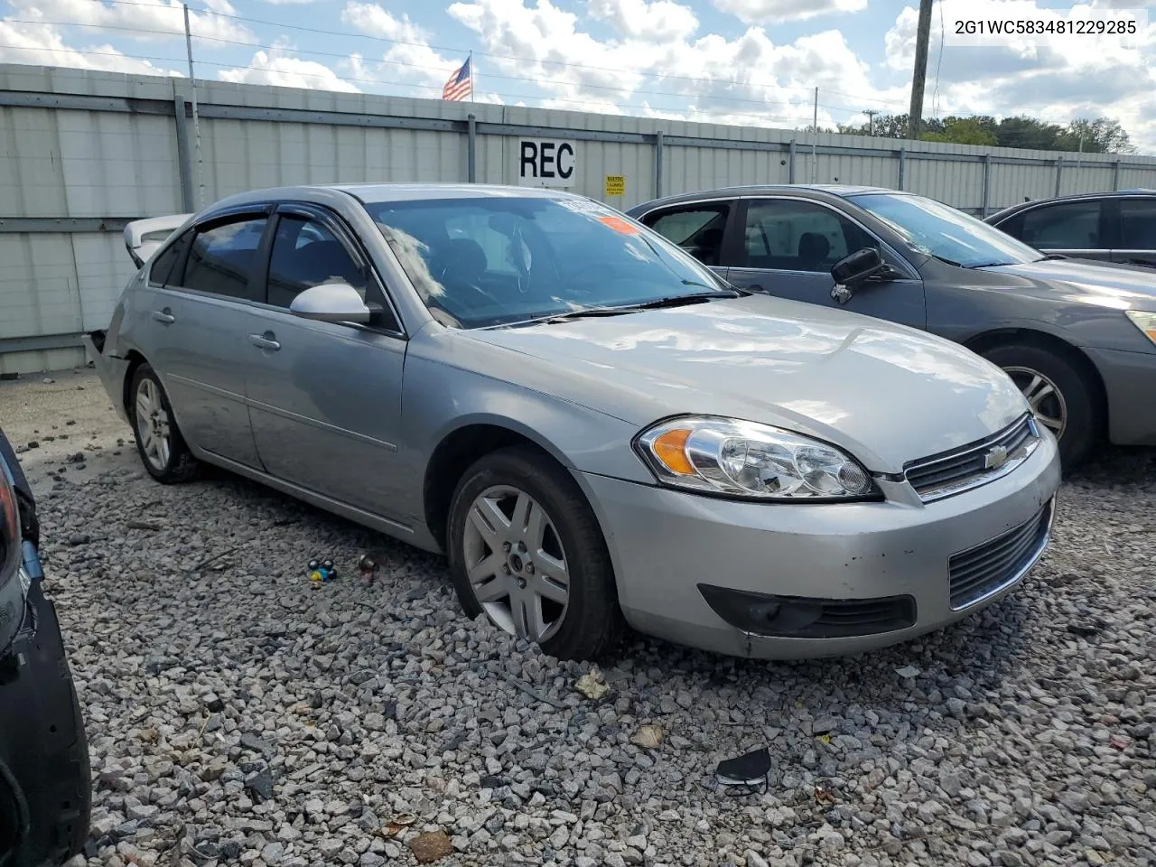 2008 Chevrolet Impala Lt VIN: 2G1WC583481229285 Lot: 73476424