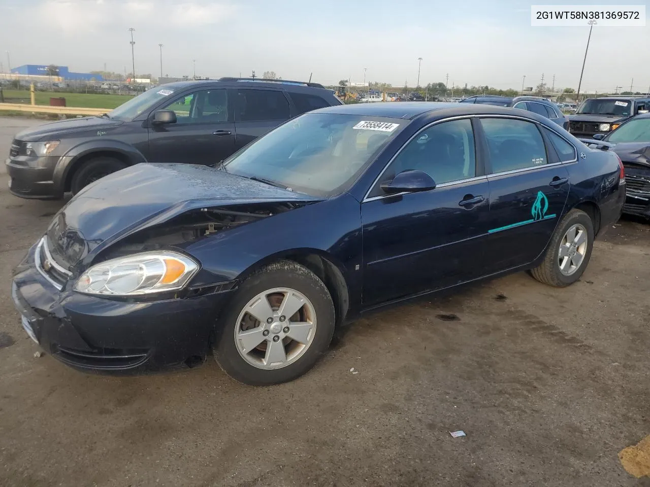 2G1WT58N381369572 2008 Chevrolet Impala Lt