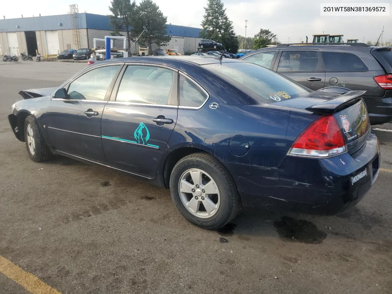 2G1WT58N381369572 2008 Chevrolet Impala Lt