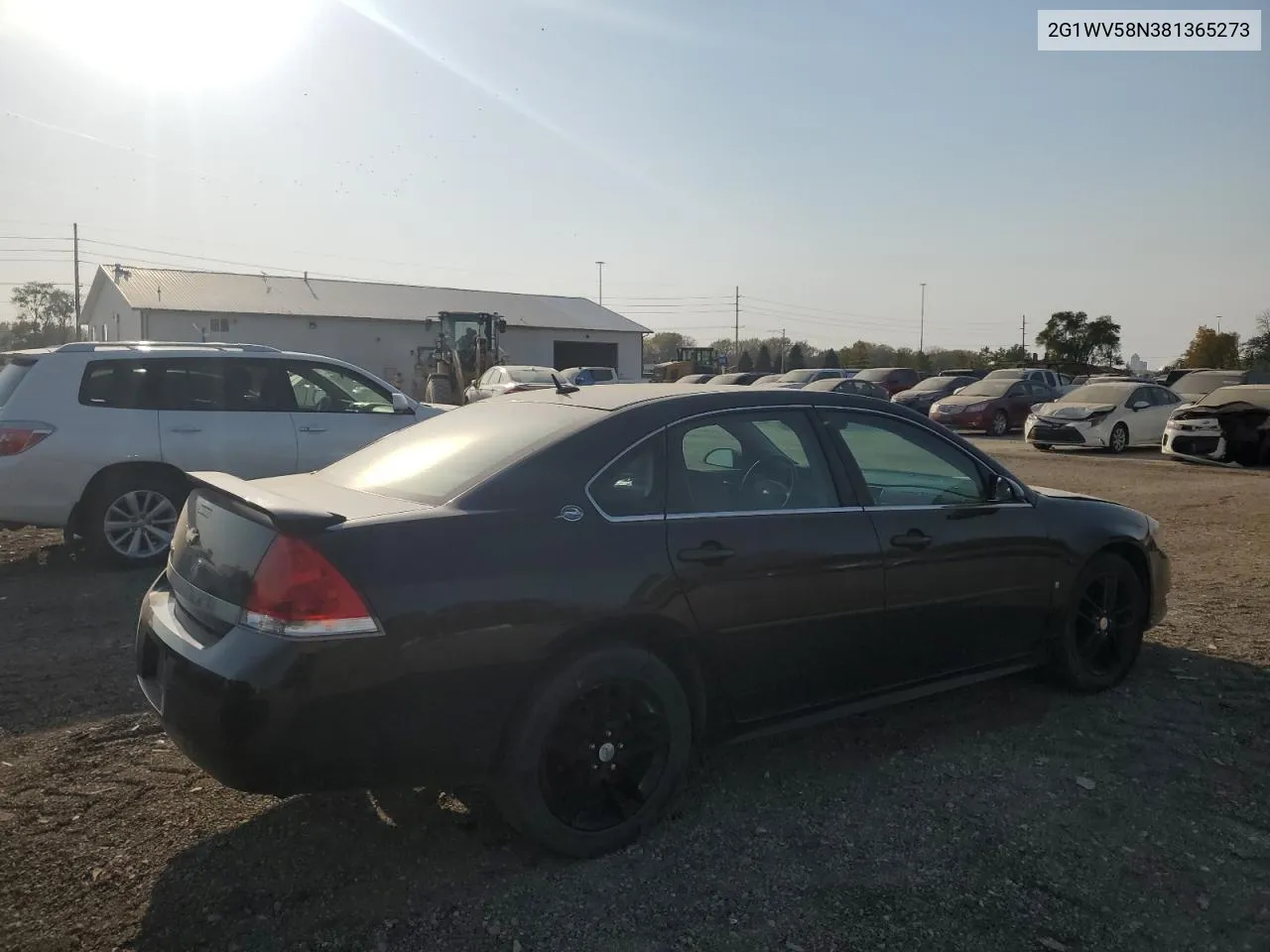 2008 Chevrolet Impala 50Th Anniversary VIN: 2G1WV58N381365273 Lot: 73564024