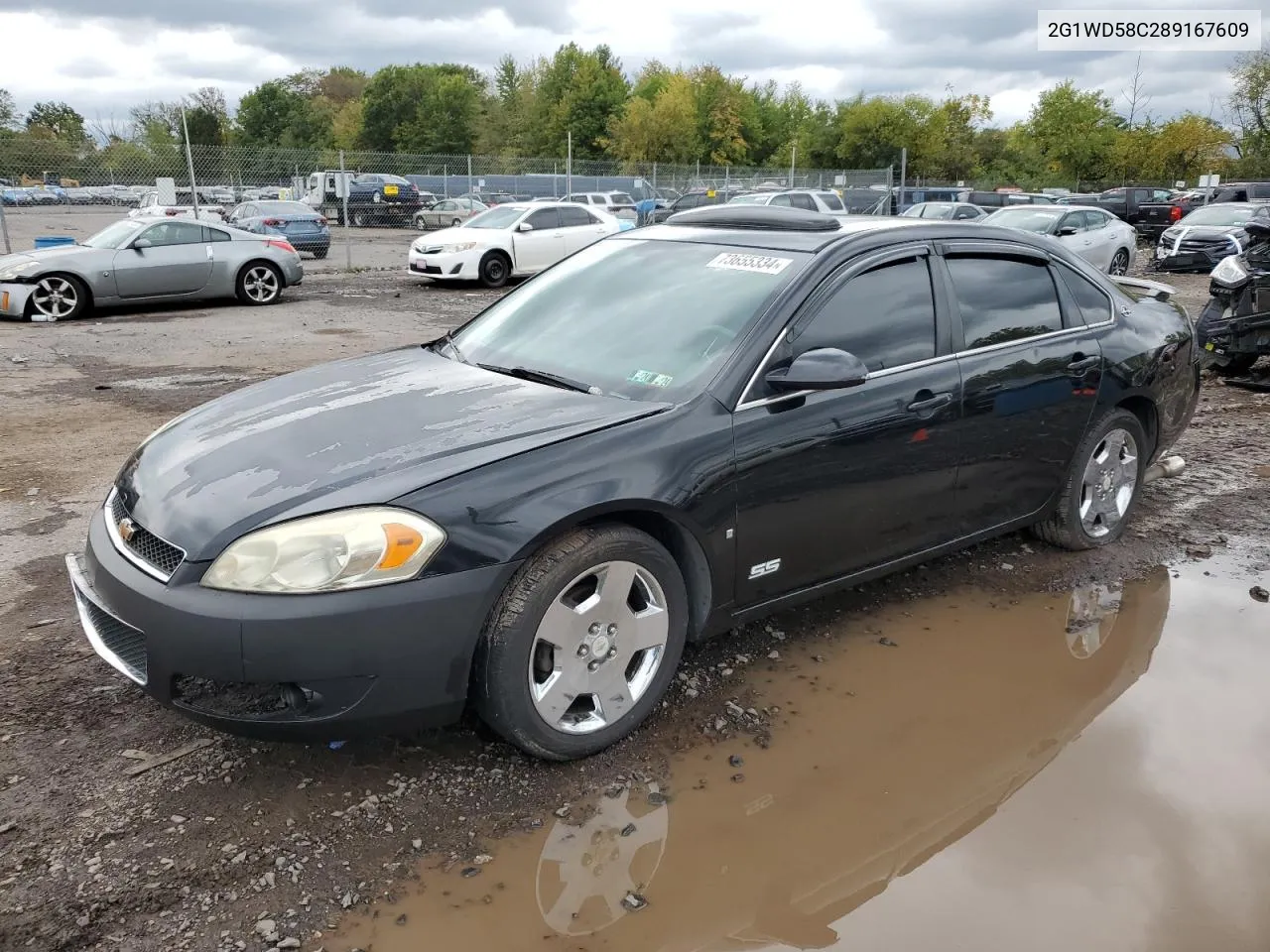 2008 Chevrolet Impala Super Sport VIN: 2G1WD58C289167609 Lot: 73655334