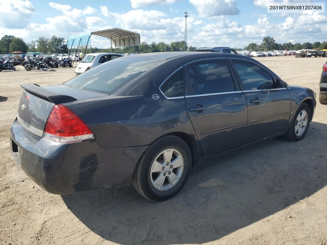 2008 Chevrolet Impala Lt VIN: 2G1WT58NX81207406 Lot: 73676844