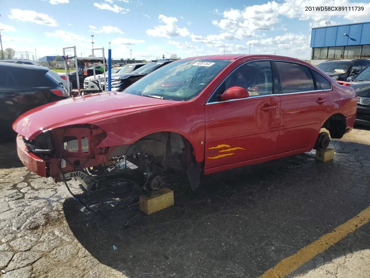 2008 Chevrolet Impala Super Sport VIN: 2G1WD58CX89111739 Lot: 74051164