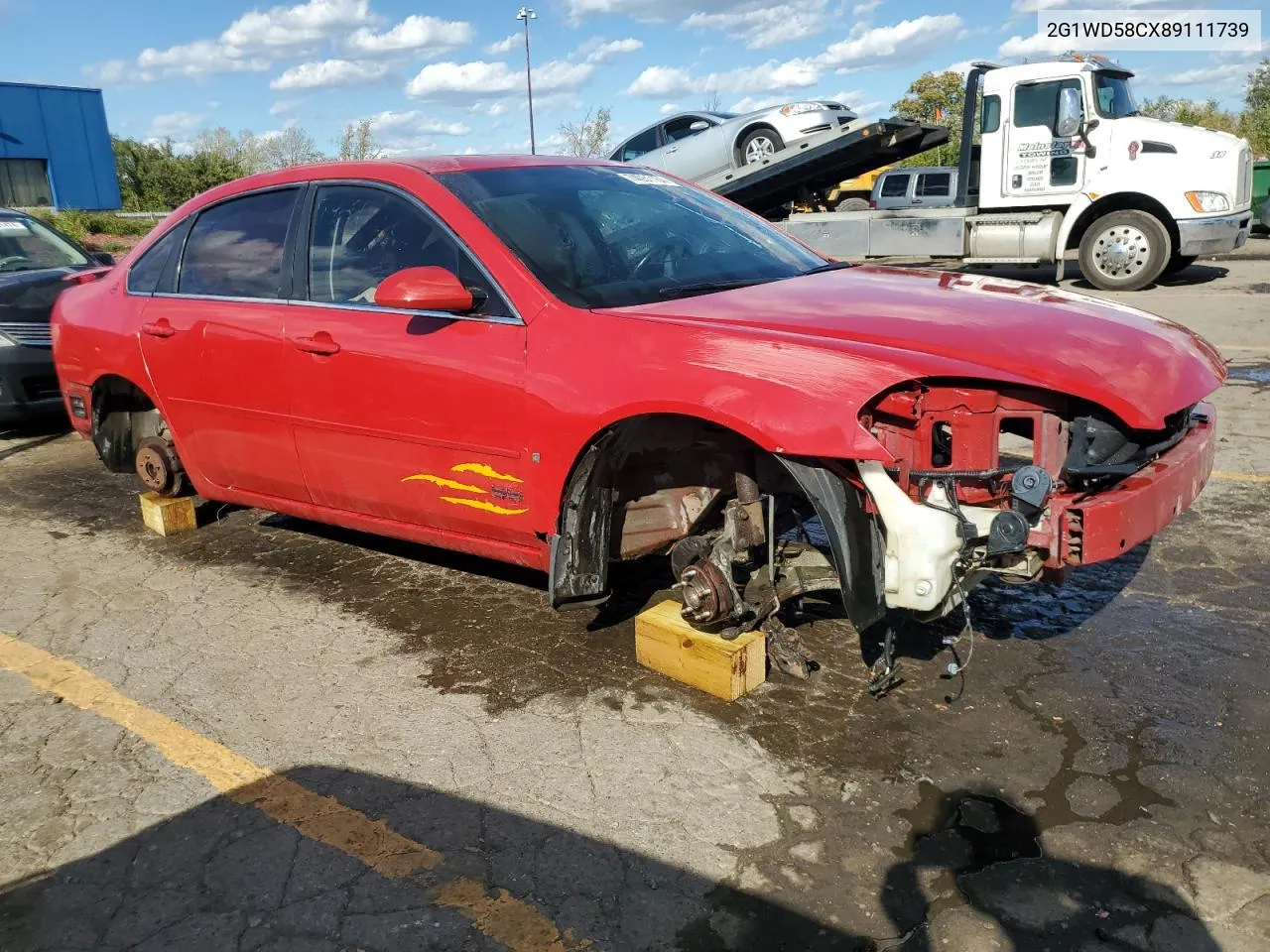 2008 Chevrolet Impala Super Sport VIN: 2G1WD58CX89111739 Lot: 74051164