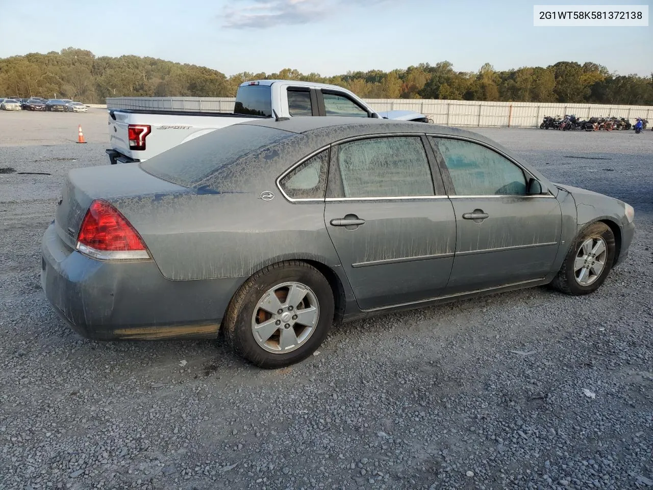 2008 Chevrolet Impala Lt VIN: 2G1WT58K581372138 Lot: 74527674