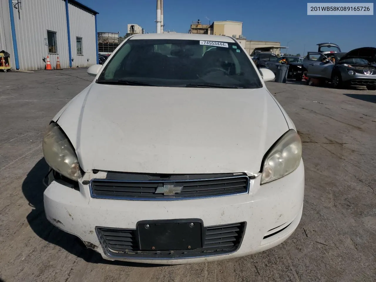 2008 Chevrolet Impala Ls VIN: 2G1WB58K089165726 Lot: 74553444