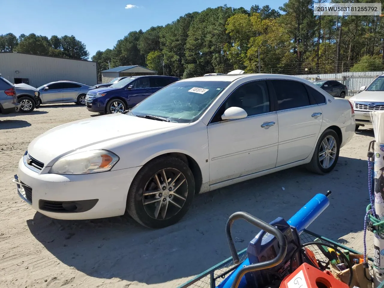 2008 Chevrolet Impala Ltz VIN: 2G1WU583181255792 Lot: 74818174