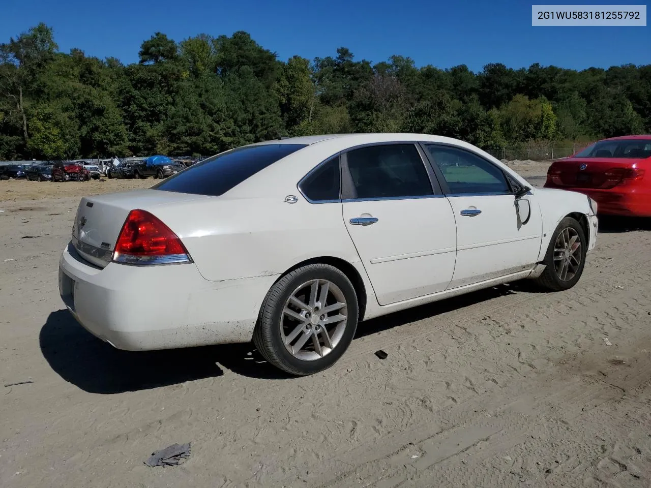 2008 Chevrolet Impala Ltz VIN: 2G1WU583181255792 Lot: 74818174