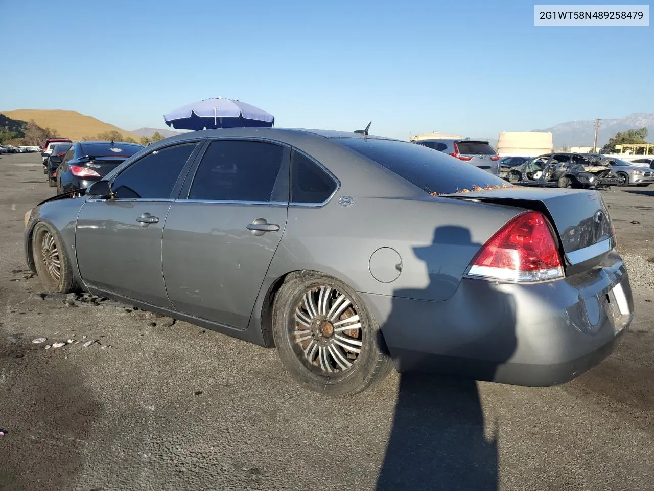 2008 Chevrolet Impala Lt VIN: 2G1WT58N489258479 Lot: 74849074