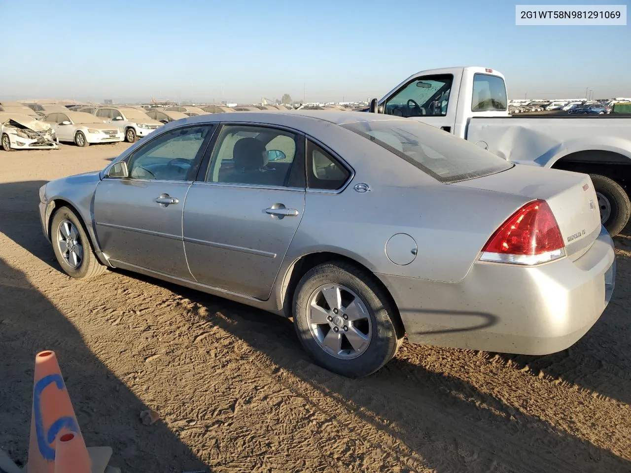 2008 Chevrolet Impala Lt VIN: 2G1WT58N981291069 Lot: 74934844