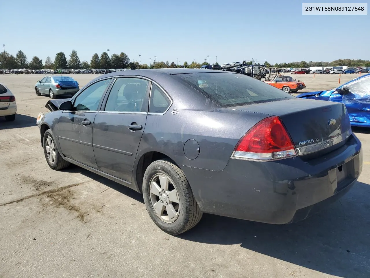 2008 Chevrolet Impala Lt VIN: 2G1WT58N089127548 Lot: 75191144