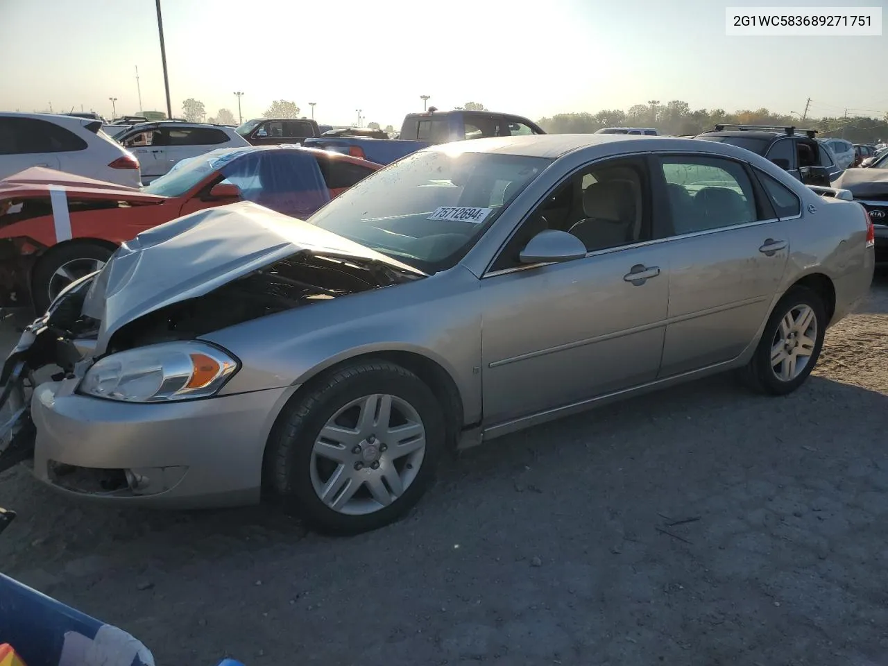 2008 Chevrolet Impala Lt VIN: 2G1WC583689271751 Lot: 75712694