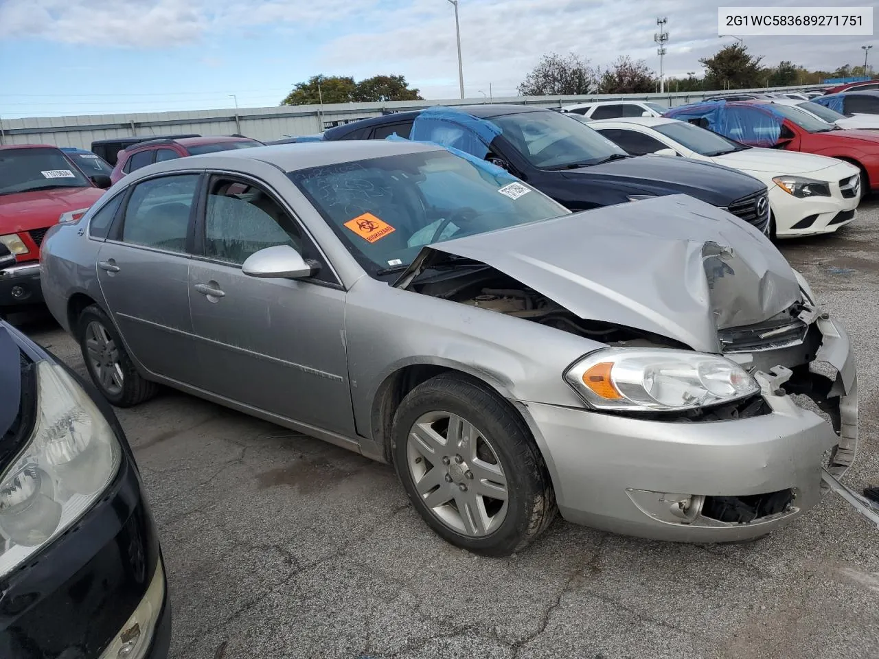 2008 Chevrolet Impala Lt VIN: 2G1WC583689271751 Lot: 75712694