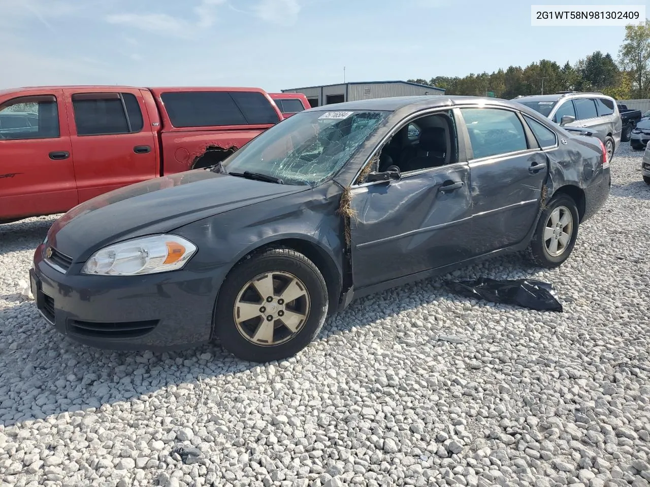 2008 Chevrolet Impala Lt VIN: 2G1WT58N981302409 Lot: 75716584