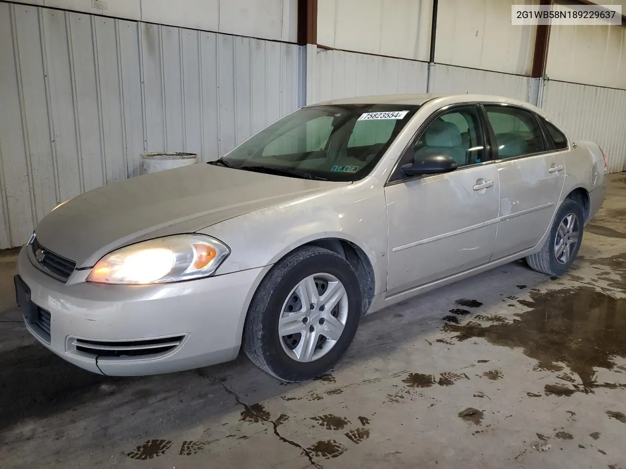 2008 Chevrolet Impala Ls VIN: 2G1WB58N189229637 Lot: 75823554