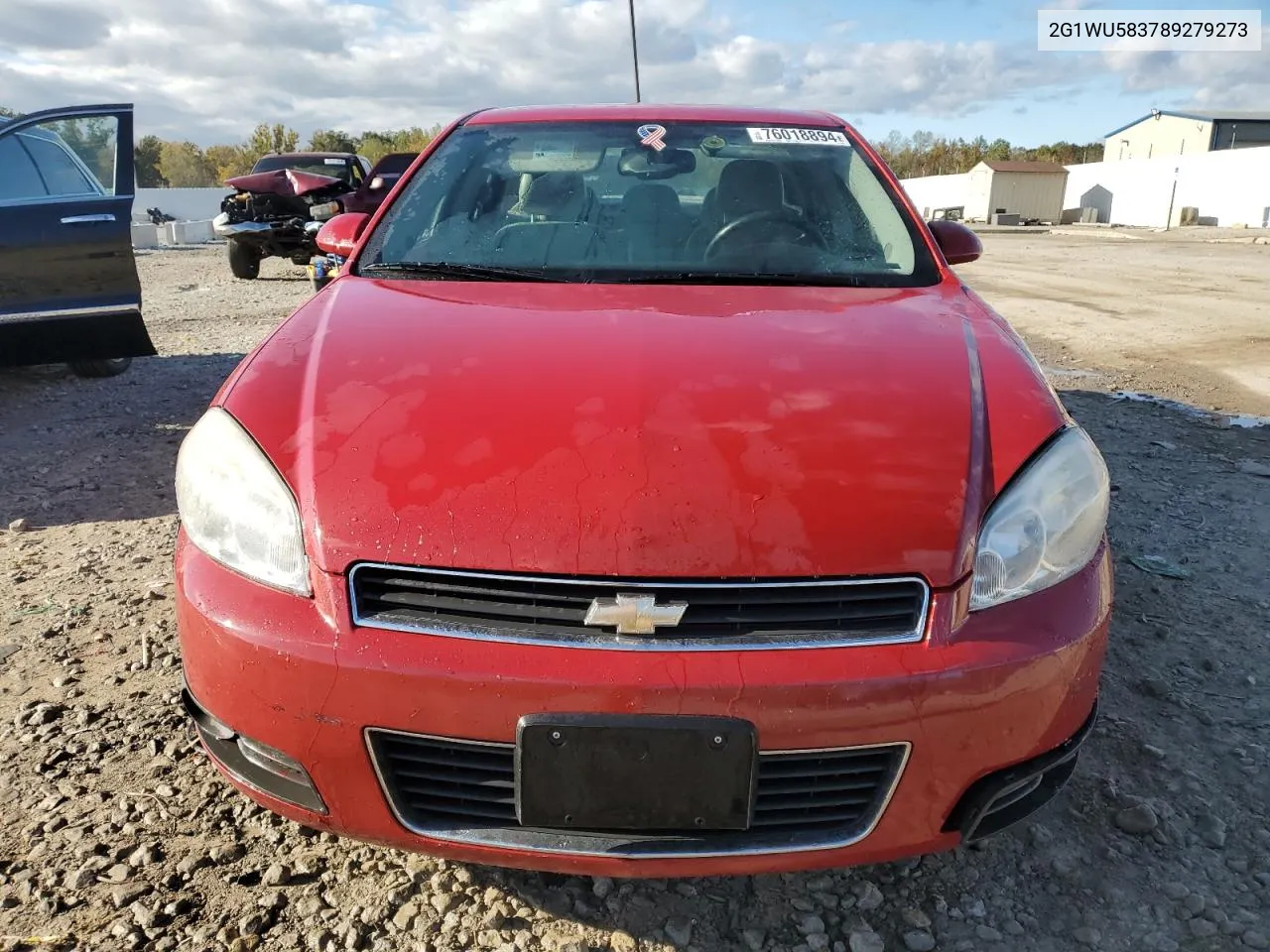 2008 Chevrolet Impala Ltz VIN: 2G1WU583789279273 Lot: 76018894