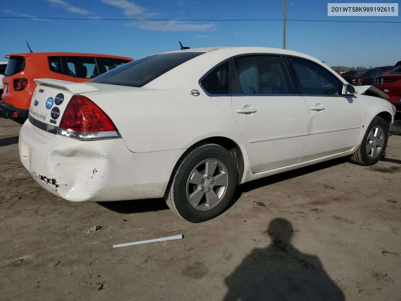 2008 Chevrolet Impala Lt VIN: 2G1WT58K989192615 Lot: 76496753