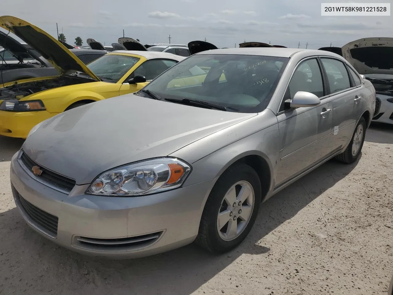 2008 Chevrolet Impala Lt VIN: 2G1WT58K981221528 Lot: 76685254