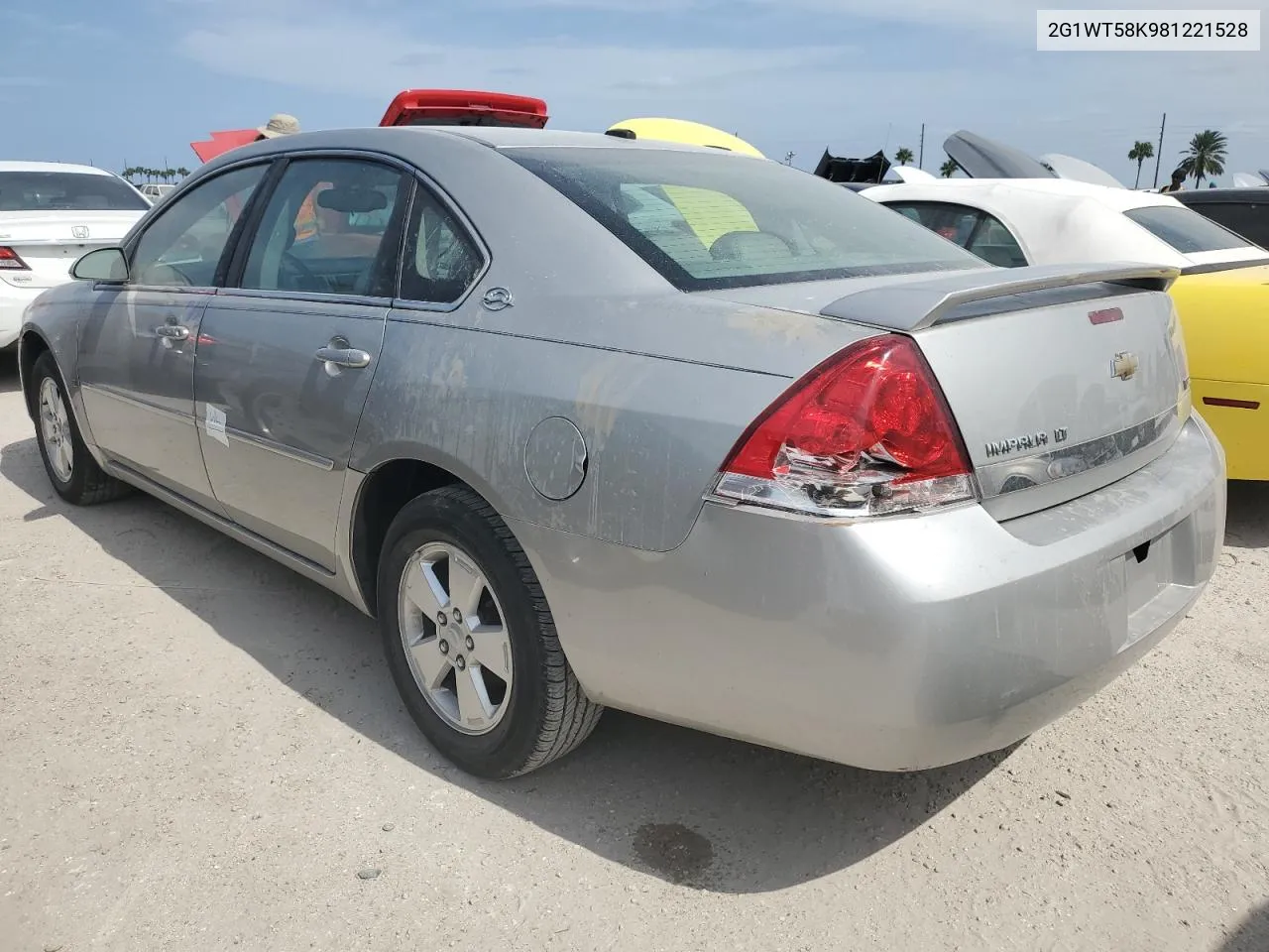 2008 Chevrolet Impala Lt VIN: 2G1WT58K981221528 Lot: 76685254